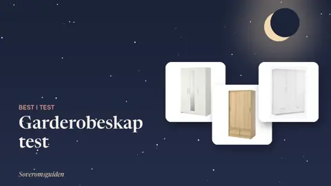 Soveromsguiden: illustrasjon til garderobeskap test