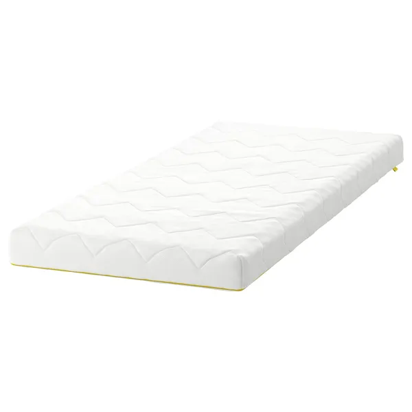 IKEA UNDERLIG polyetermadrass for juniorseng hvit