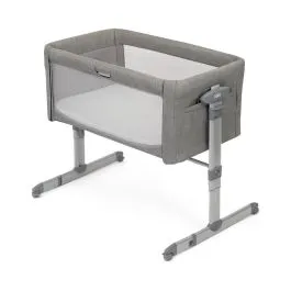 Joie Roomie Glide bedside crib, foggy grey