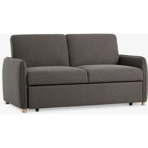 Sovesofa LYSTRUP 2-seter mørk grå stoff