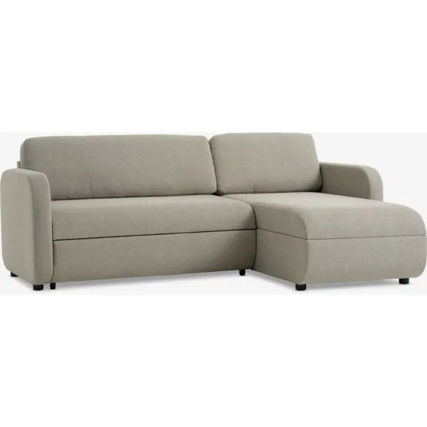 Sovesofa m/sjeselong MOMMARK beige stoff
