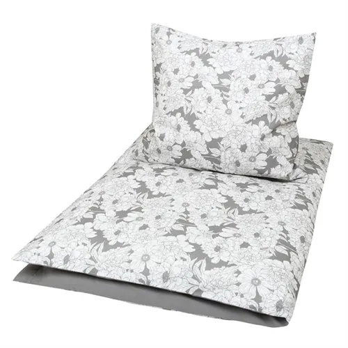 Müsli Blooming Grey babysengetøy 70x100 i økologisk bomull