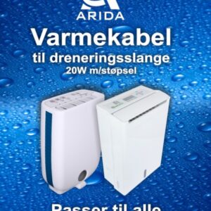 Varmekabel for dreneringsslange