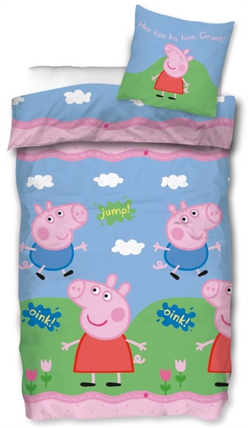 Gurli gris junior sengetøy – 100×140 cm – Gurli og Gustav gris – 100% bomull - BEST I TEST 2023