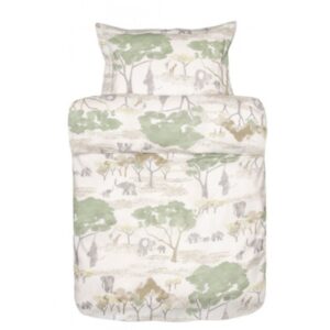 Høie | Sattao Sengesett | 80x100 | Grønn