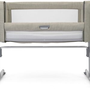 Joie Roomie Glide Bedside Crib og Reiseseng, Almond
