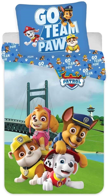 Junior sengetøy – Paw Patrol – 100×140 cm – Go team Paw