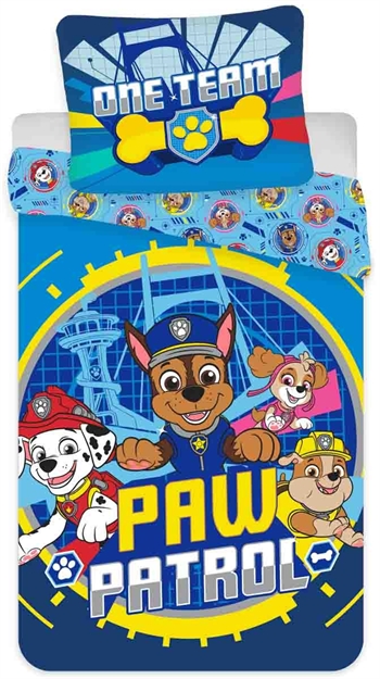Junior sengetøy – Paw Patrol – One team – 100×140 cm