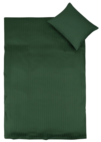 Sengetøy – 100×140 cm – Jacquard vevd – Grønn – 100% bomullsatin
