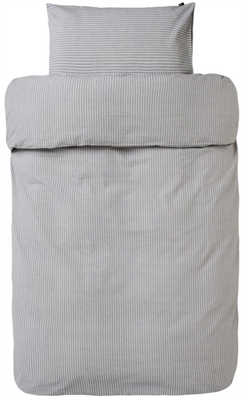 Dobbelt sengesett – Høie of Scandinavia – 200×220 cm – Slumre Grå – Krepp – 100% bomull