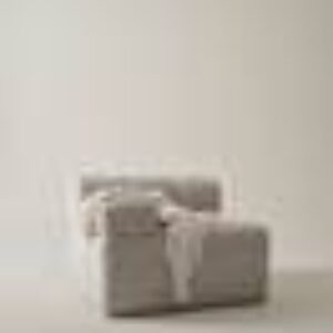 DERMY sofamodul venstre Eliseouter: champagne color leather /inside: offwhite color velvet