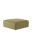 MIRA TEXTURE sofamodul – sittepuff Mosegrønn