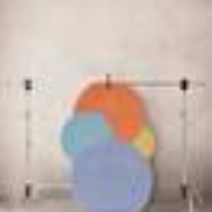 ANGELI bomullsteppe 120x180 cm Rustoransje/lilla