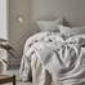 BETLEY sengesett dobbeltseng Lys grå