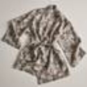 CARA kimono kort Grå