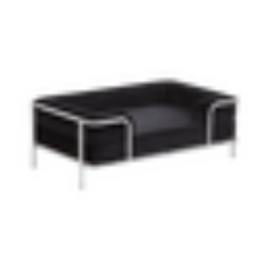 FIDO hundeseng/katteseng Svart/krom