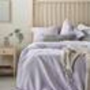 JONIE sengesett dobbeltseng Blek lavendel