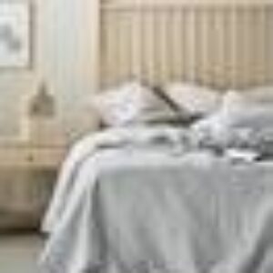 JONIE sengesett dobbeltseng Lys grå