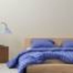 KIMMI sengesett dobbeltseng Blåklokke