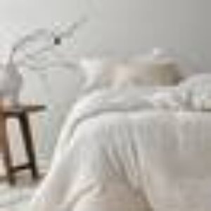 LILIA sengesett dobbeltseng - økologisk Naturhvit