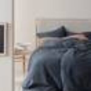 LOCRI sengesett enkeltseng - økologisk Blå