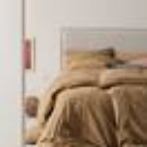 LOCRI sengesett enkeltseng - økologisk Sandgul