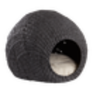 NIKO hundeseng/katteseng Svart