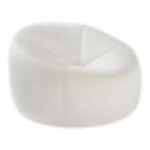 POPPY hundeseng/katteseng Eliseouter: champagne color leather /inside: offwhite color velvet