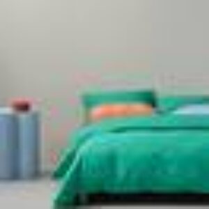 REMY sengesett dobbeltseng - økologisk Ertegrønn