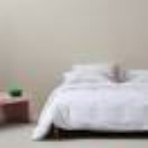 REMY sengesett dobbeltseng - økologisk Matt hvit hvit