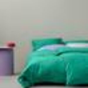 REMY sengesett enkeltseng - økologisk Ertegrønn