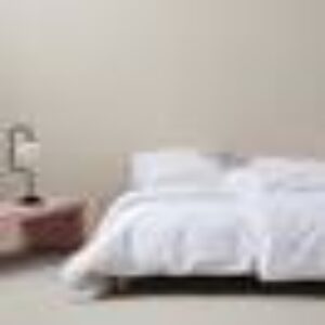 REMY sengesett enkeltseng - økologisk Matt hvit hvit