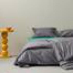 REMY sengesett enkeltseng - økologisk Varm Grå