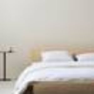 REST sengesett dobbeltseng - økologisk Matt hvit hvit