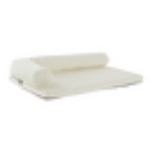 SAM hundeseng/katteseng Naturhvit