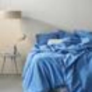 STICH sengesett dobbeltseng Azurblå