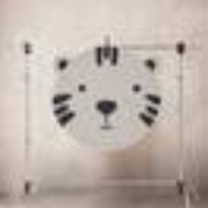 SWEETIE bomullsteppe 90x85 cm Beige/svart